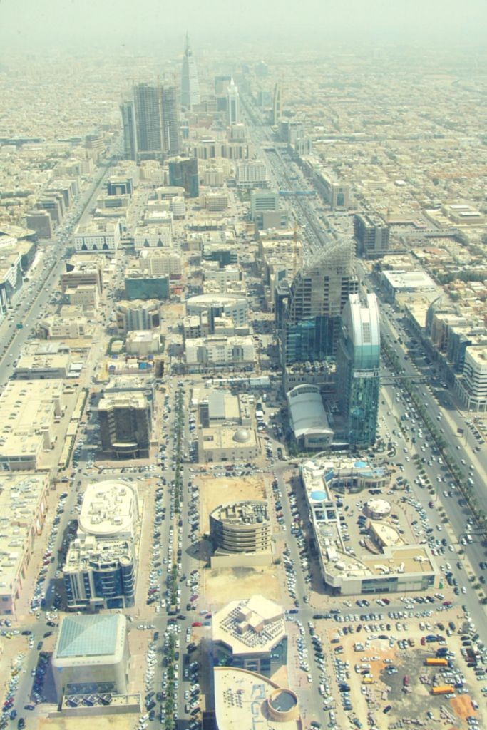 View from SkyBridge, towards Al Faisaliyah Tower